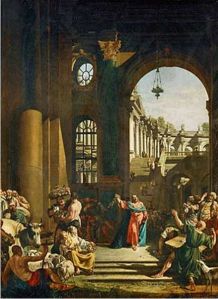 Work found at http://commons.wikimedia.org/wiki/File:Bellotto_Jesus_Cleansing_the_Temple.jpg / http://commons.wikimedia.org/wiki/Template:PD-old